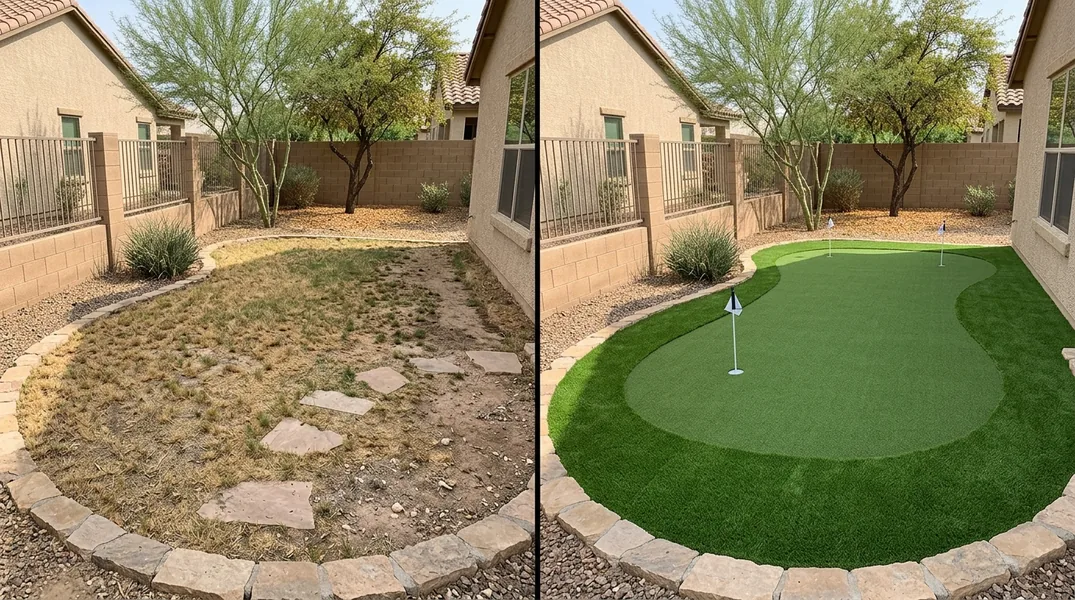 Surprise Artificial Grass Cost Guide 2026: Backyards, Pet Turf and Putting Greens
