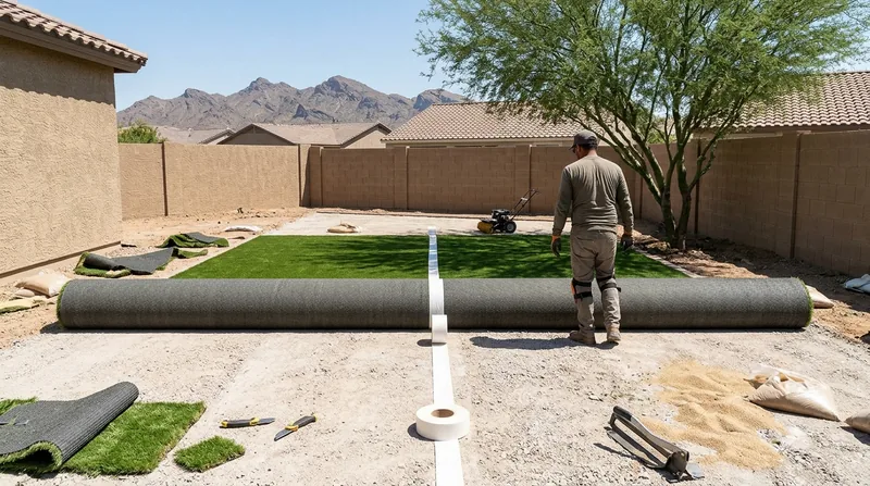 Residential Artificial Grass Installation Surprise