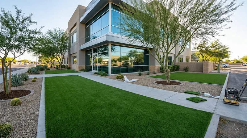 Commercial Artificial Grass Installation Surprise